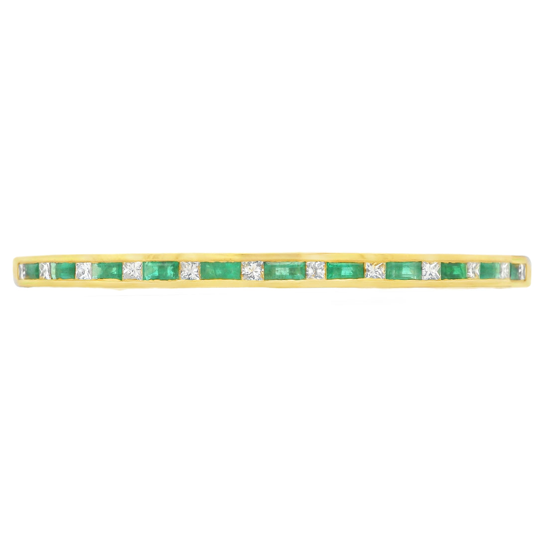 Emerald & Diamond Dana Bracelet
