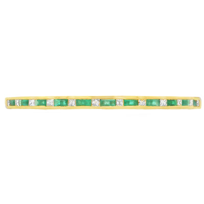 Emerald & Diamond Dana Bracelet