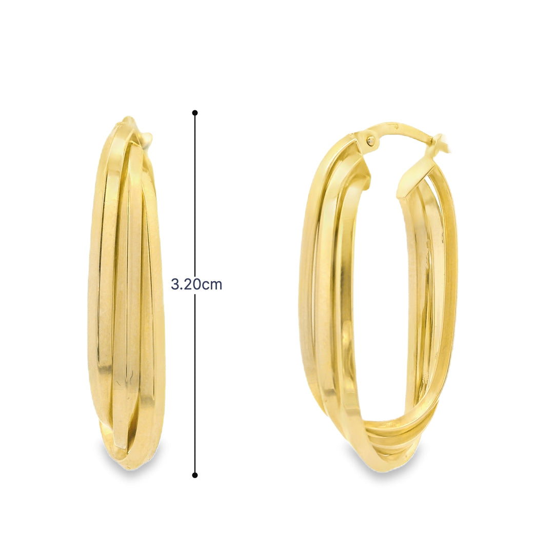 Golden Flow Hoops