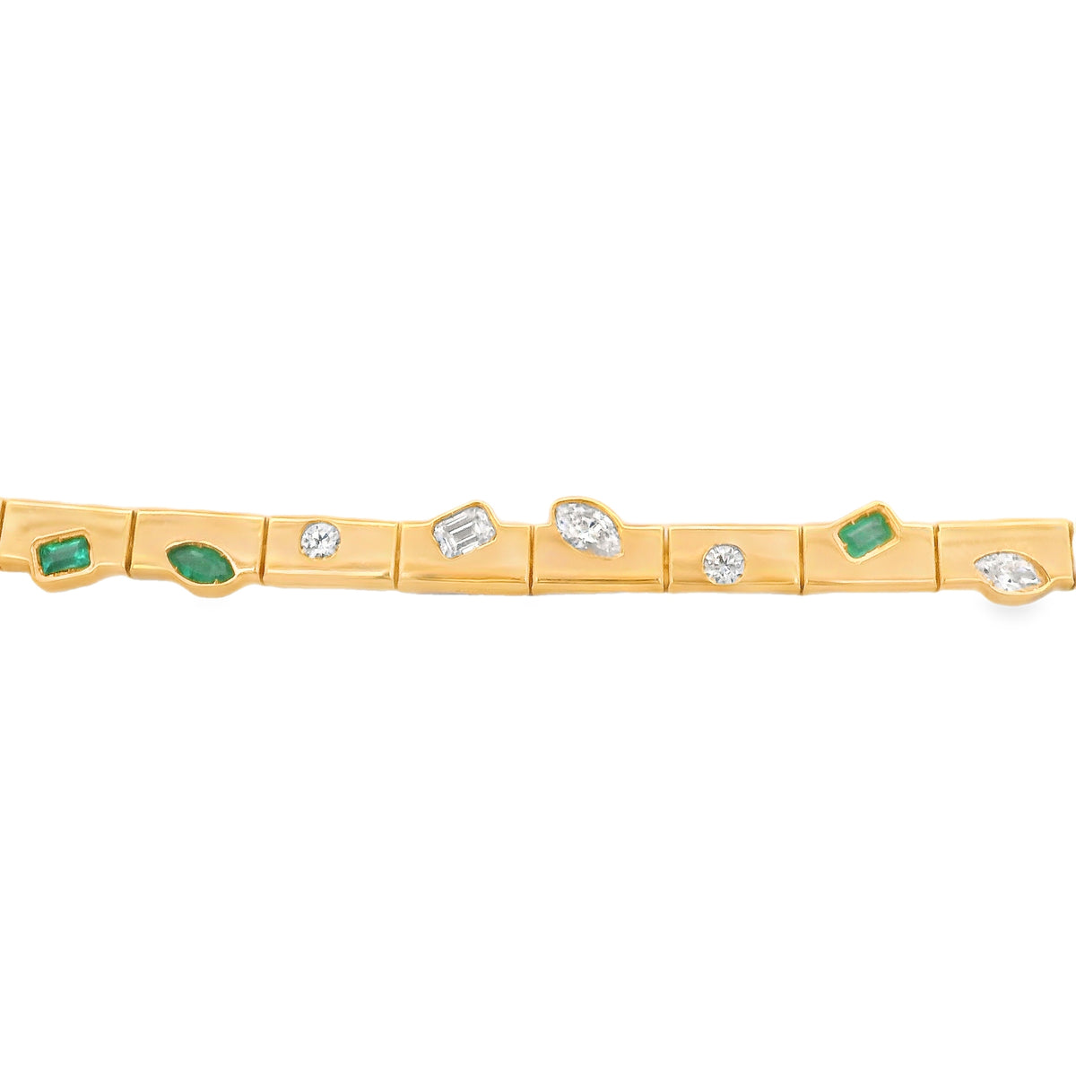 Scattered gems infinity bracelet