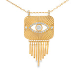 Load image into Gallery viewer, Eye Fringe Necklace
