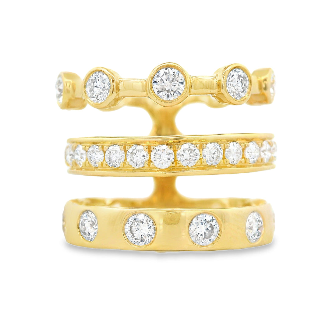 Triple Scoop Ring