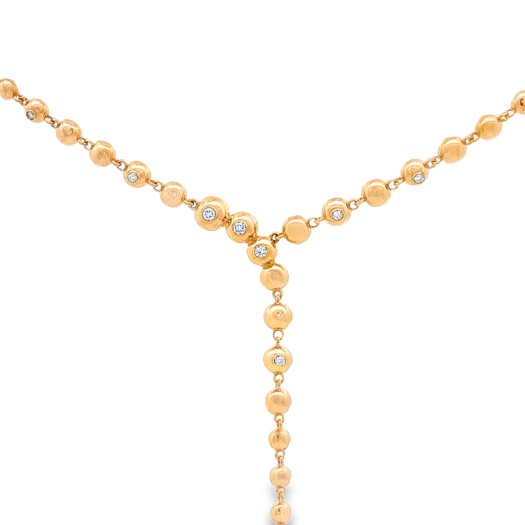 Bubble Lariat Necklace