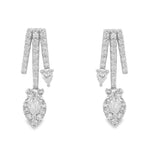 Load image into Gallery viewer, Pear Trajectory Earrings
