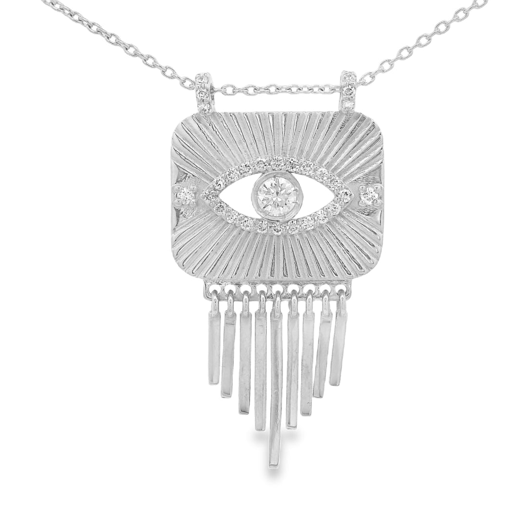 Eye Fringe Necklace