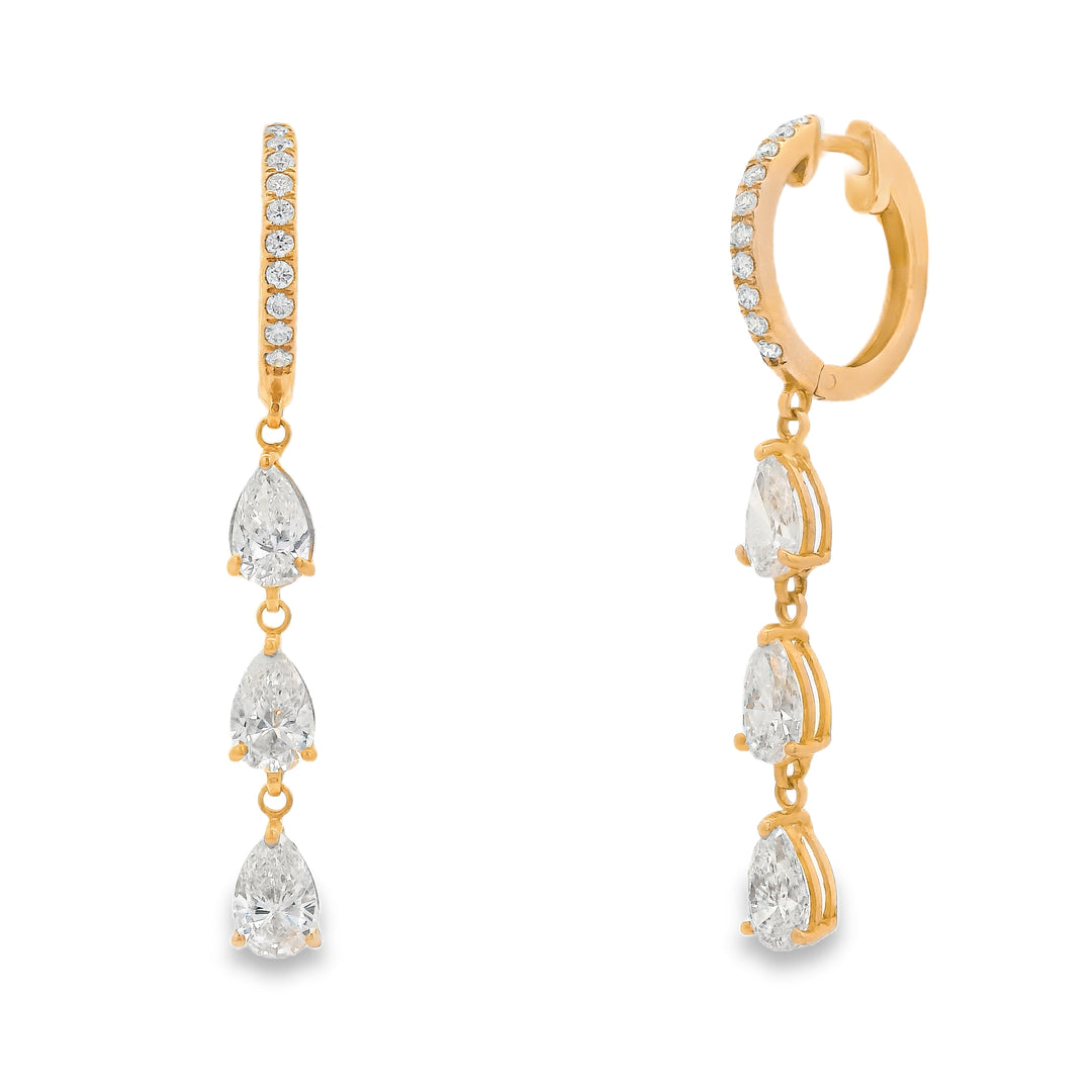 Pear-Drop Hoops