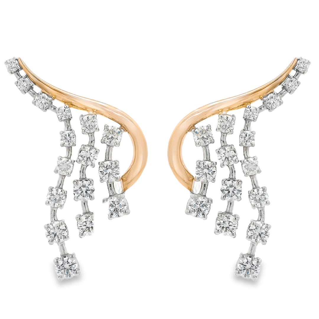 Diamond Cascade Earrings
