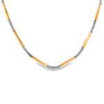 Load image into Gallery viewer, Gilded Diamond Sautoir Necklace
