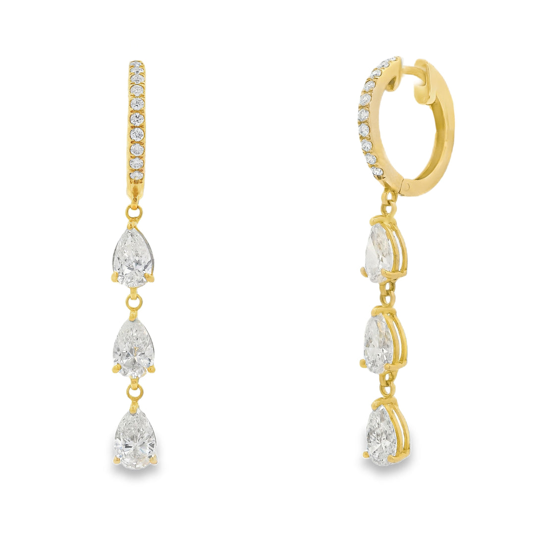Pear-Drop Hoops