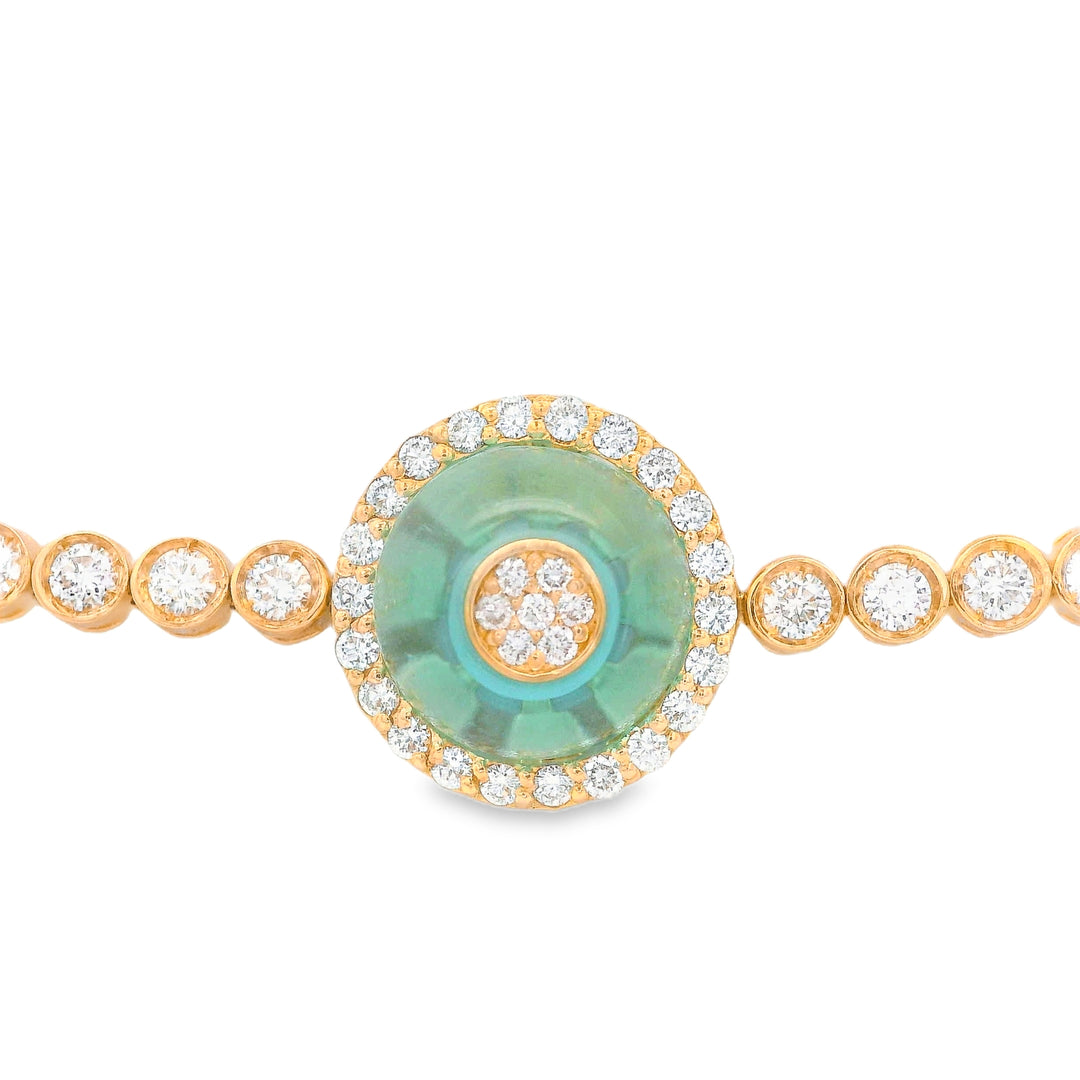 Aqua Bloom Bracelet