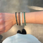 Load image into Gallery viewer, Agate Pyramid Bracelet
