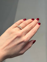 Load image into Gallery viewer, Multi-Shape Half Eternity Band
