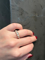 Load image into Gallery viewer, Multi-Shape Half Eternity Band
