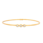 Load image into Gallery viewer, Bezel Dotted Marquise Bracelet
