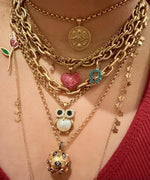 Load image into Gallery viewer, Eye Bomb Gold Necklace
