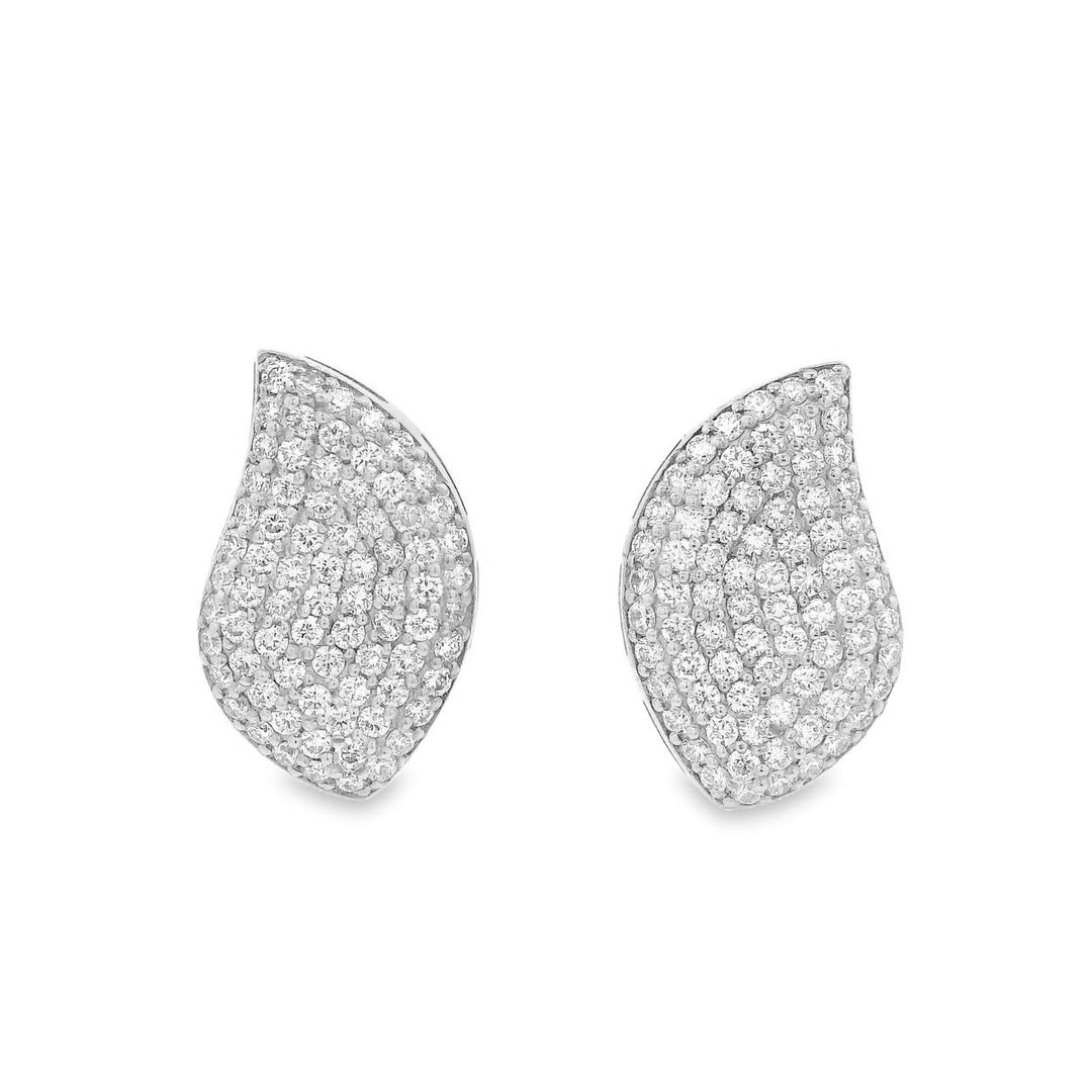 Diamond Petal Earrings