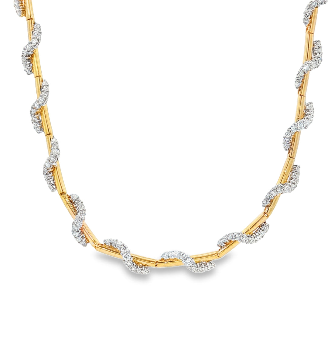 Diamond Vine Necklace