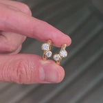 Load and play video in Gallery viewer, Double Diamond Hoops
