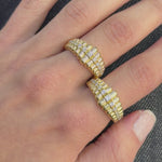 Load and play video in Gallery viewer, Diamond Rhythm Ring

