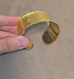 Load and play video in Gallery viewer, Hammered Gold Cuff
