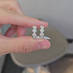 Load and play video in Gallery viewer, Diamond Tile Hoops
