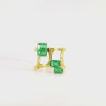 Load and play video in Gallery viewer, Duplex Emerald Ring
