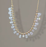 Load and play video in Gallery viewer, Bubbly Pear &amp; Round Diamond Necklace
