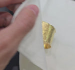 Load and play video in Gallery viewer, Hammered Gold Cuff
