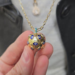 Load and play video in Gallery viewer, Eye Bomb Gold Necklace
