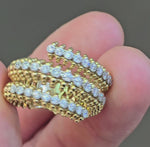 Load and play video in Gallery viewer, Diamond Fern Ring
