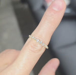 Load and play video in Gallery viewer, 1 Row Graduated Diamonds band
