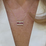 Load and play video in Gallery viewer, Ruby Rail Necklace
