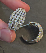 Load and play video in Gallery viewer, Diamond Disco Hoops
