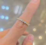 Load and play video in Gallery viewer, 1 Row Graduated Diamonds band
