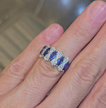 Load and play video in Gallery viewer, Sapphire Serenade Ring
