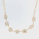 Load and play video in Gallery viewer, Skyline Diamond Necklace
