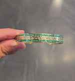 Load and play video in Gallery viewer, Emerald Baguettes Ayat Al Kursi Bangle
