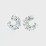 Load and play video in Gallery viewer, Diamonds Bouquet Earrings
