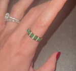 Load and play video in Gallery viewer, Malachite Pyramids Ring
