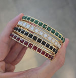 Load and play video in Gallery viewer, Onyx Pyramid Bracelet
