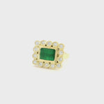 Load and play video in Gallery viewer, Emerald Birwaz Ring, Large Size
