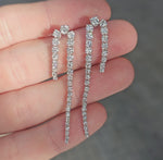 Load and play video in Gallery viewer, Lounging Diamond Earrings
