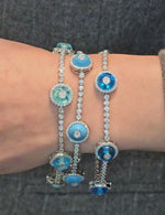 Load and play video in Gallery viewer, Aqua Bloom Bracelet
