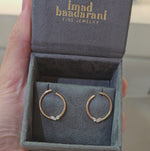 Load and play video in Gallery viewer, Diamond Whisper Hoops

