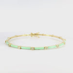 Load and play video in Gallery viewer, Enamel &amp; Diamond Pattern Bracelet
