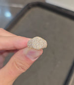 Load and play video in Gallery viewer, Full Diamond Pavé Pinky Ring
