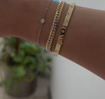 Load and play video in Gallery viewer, Diamond Scattered Gems Bracelet
