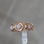 Load and play video in Gallery viewer, Diamond Bubble Eternity Ring
