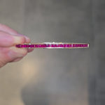 Load and play video in Gallery viewer, Ruby Baguette Channel-Set Bracelet
