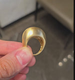 Load and play video in Gallery viewer, Dome Gold Ring
